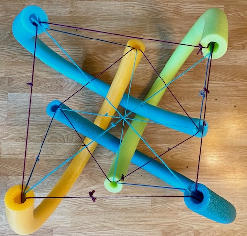 pool noodle tensegrity