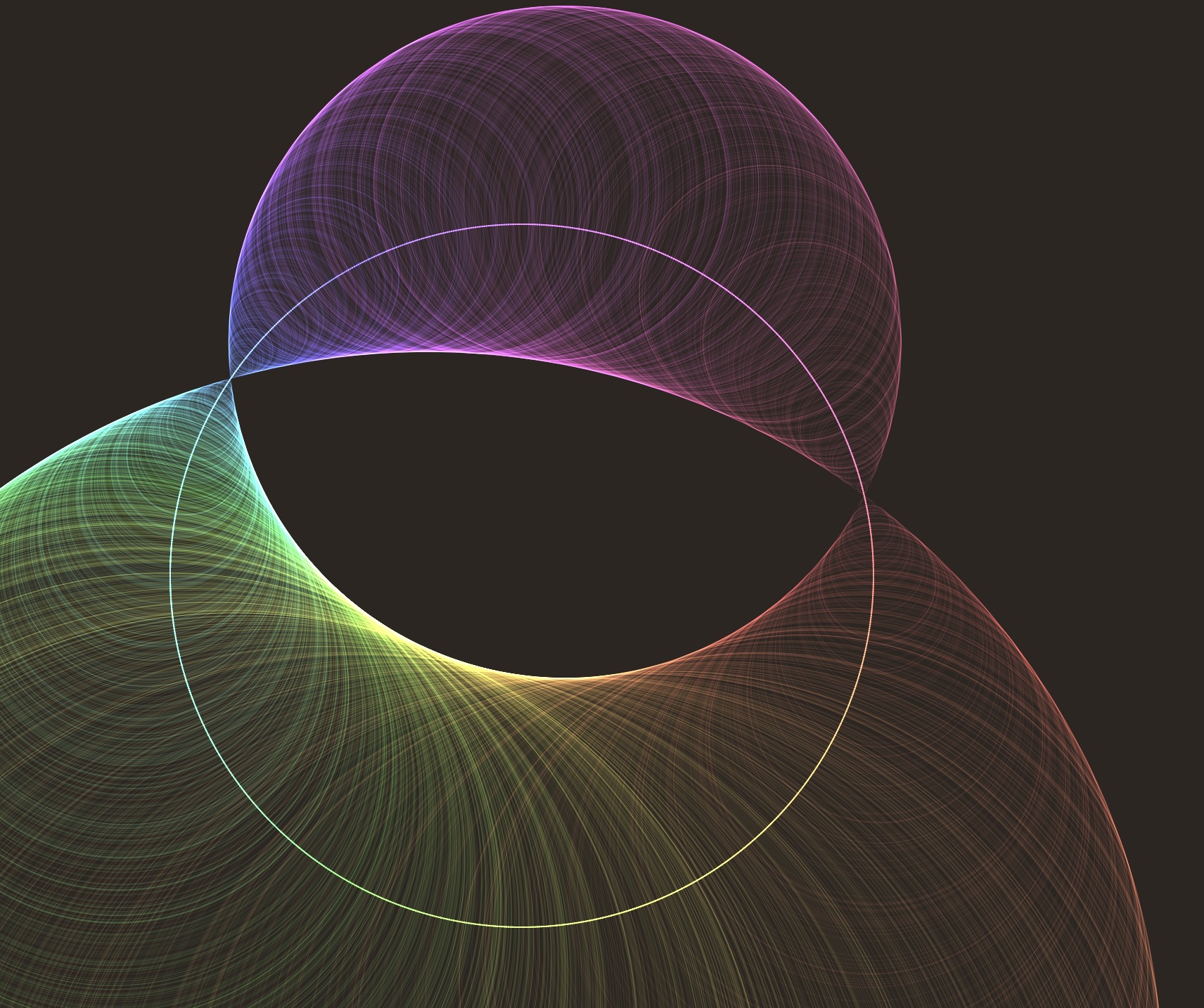 Hyperbolic string art