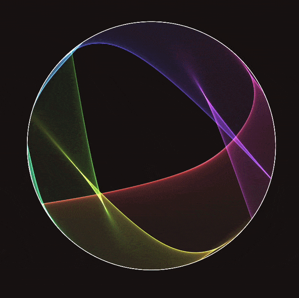 Hyperbolic string art