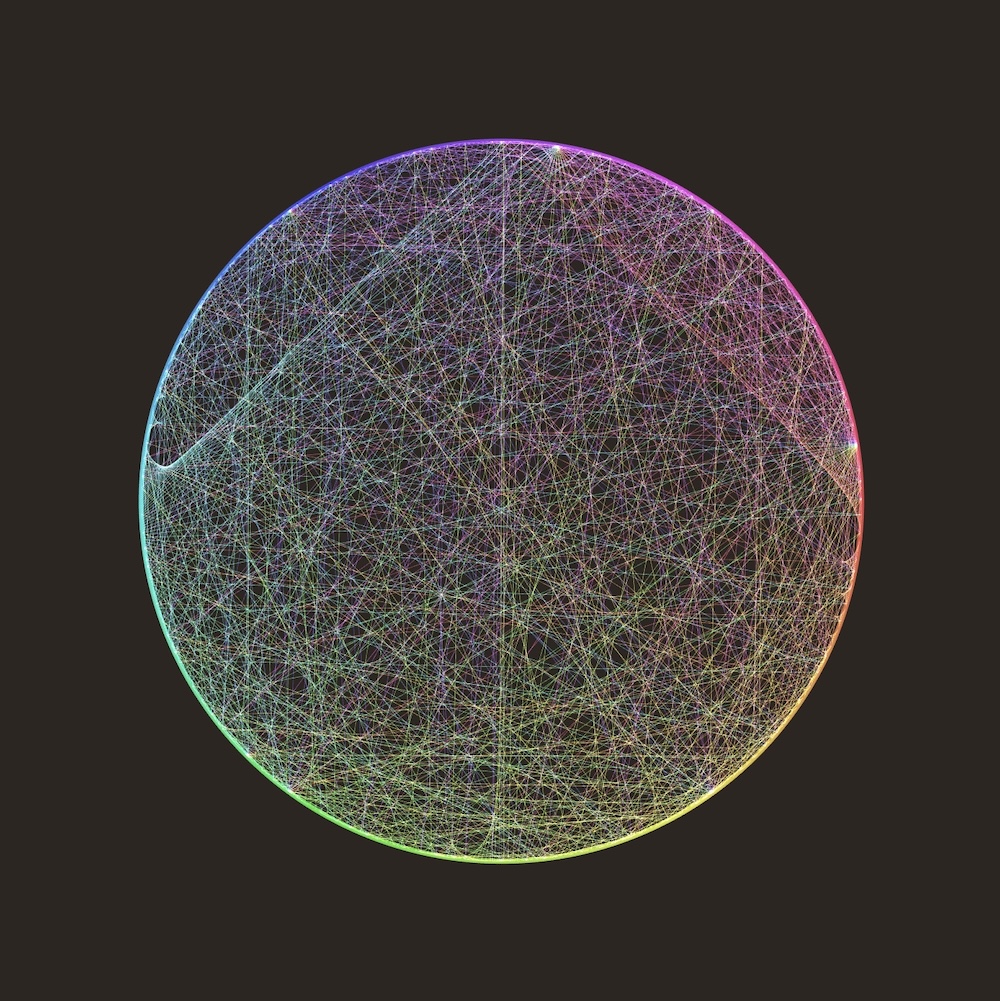 Hyperbolic string art