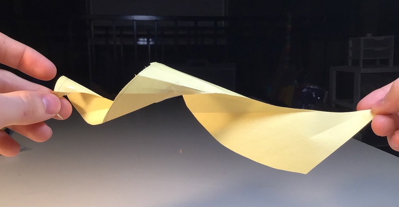 The same spiral from before, pulled tight into a helix.  