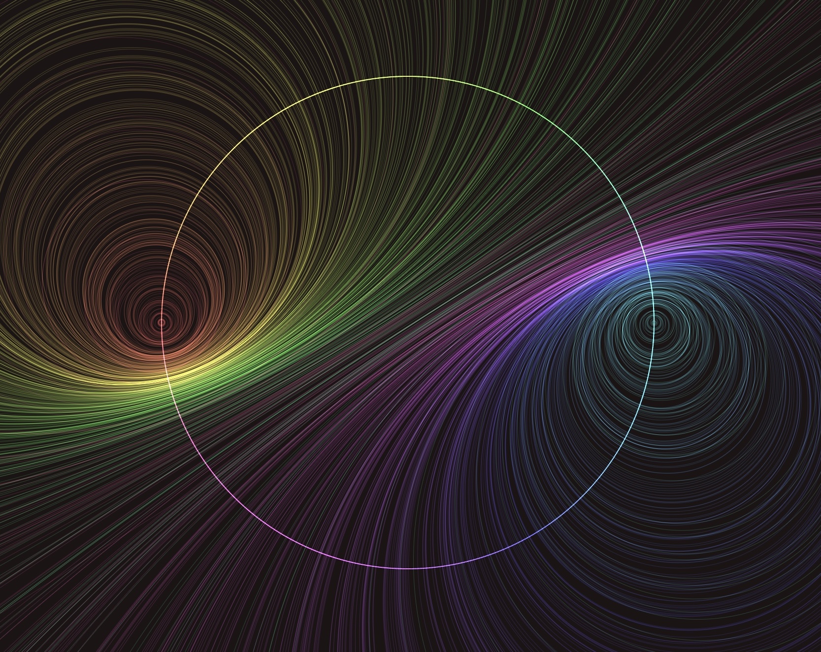 Hyperbolic string art